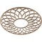 Ekena Millwork Cannes Wood Fretwork Pierced Ceiling Medallion, Red Oak, 18"OD x 6 1/8"ID x 1/4"T CMWP18X18X0250CNRO - alternate 5